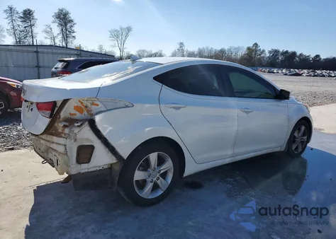 2013 Hyundai Elantra Gls z USA, uszkodzony, nr VIN 5NPDH4AE1DH419978